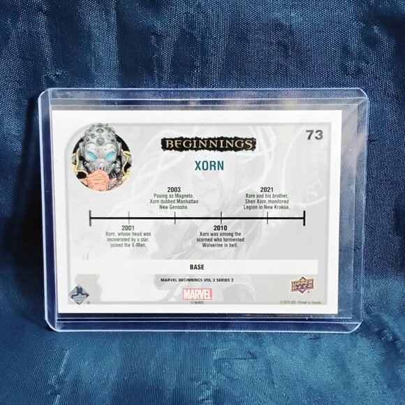 5/$20 Mint 2023 UD Xorn Marvel Beginnings Vol. 2 Series 2 Card 73!! - Picture 2 of 2